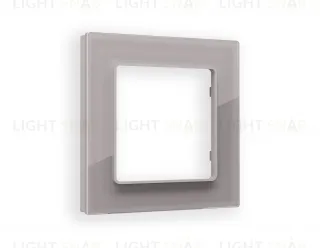 Рамка одинарная Ambrella Volt Platos сталь стекло ограник AF330501 AF330501