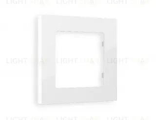 Рамка одинарная Ambrella Volt Techno белый глянец AF220101 AF220101