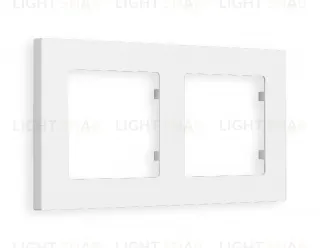 Рамка двойная Ambrella Volt Techno белый матовый AF220122 AF220122