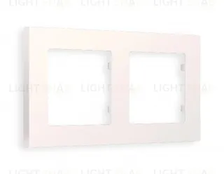 Рамка двойная Ambrella Volt Techno жемчуг AF220202 AF220202