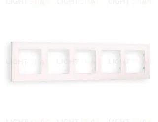 Рамка пятерная Ambrella Volt Techno жемчуг AF220205 AF220205