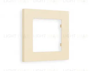 Рамка одинарная Ambrella Volt Techno бежевый матовый AF220331 AF220331