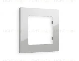 Рамка одинарная Ambrella Volt Techno серебро глянец AF220401 AF220401