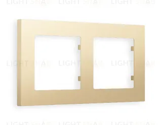 Рамка двойная Ambrella Volt Techno шампань AF220602 AF220602