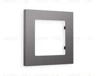 Рамка одинарная Ambrella Volt Techno антрацит серый AF220651 AF220651