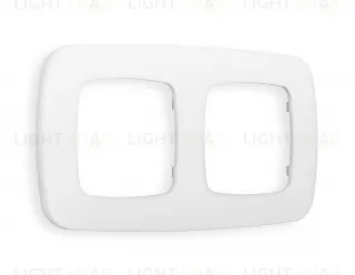 Рамка двойная Ambrella Volt Ecta белый матовый OF140122 OF140122