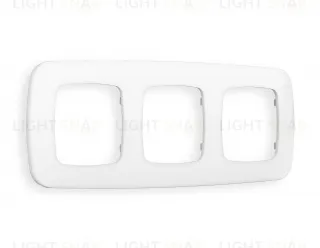 Рамка тройная Ambrella Volt Ecta белый матовый OF140123 OF140123