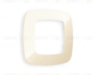 Рамка одинарная Ambrella Volt Ecta бежевый глянец OF140301 OF140301