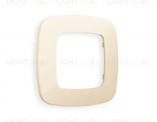 Рамка одинарная Ambrella Volt Ecta бежевый матовый OF140331 OF140331