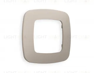 Рамка одинарная Ambrella Volt Ecta серо-бежевый матовый OF140361 OF140361