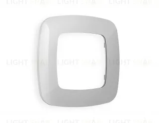 Рамка одинарная Ambrella Volt Ecta серебро глянец OF140401 OF140401