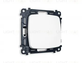 Выключатель одноклавишный Ambrella Volt Omega 10A/250В белый матовый VM101+OP1210 VM101 + OP1210