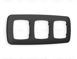 Рамка тройная Ambrella Volt Ecta графит OF140803 OF140803