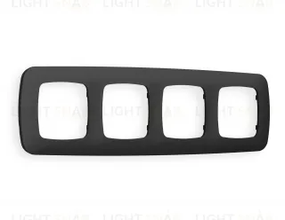 Рамка четверная Ambrella Volt Ecta графит OF140804 OF140804