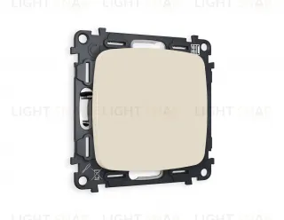 Заглушка с суппортом Ambrella Volt Omega, бежевый матовый VM240+OP3360 VM240 + OP3360