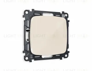 Заглушка с суппортом Ambrella Volt Omega, бежевый глянец VM240+OP3160 VM240 + OP3160