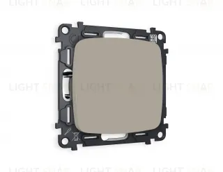 Заглушка с суппортом Ambrella Volt Omega, серо-бежевый матовый VM240+OP3760 VM240 + OP3760