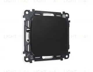 Заглушка с суппортом Ambrella Volt Omega, черный матовый VM240+OP8160 VM240 + OP8160