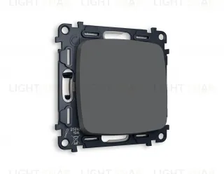 Выключатель одноклавишный Ambrella Volt Omega 10A/250В графит VM101+OP9010 VM101 + OP9010