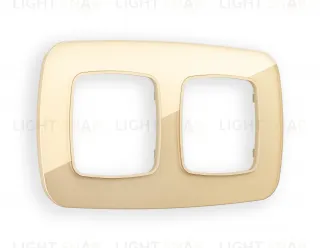 Рамка двойная Ambrella Volt Radian шампань стекло органик OF320602 OF320602