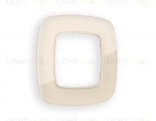 Рамка одинарная Ambrella Volt Radian бежевое стекло органик OF320301 OF320301