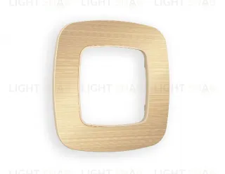 Рамка одинарная Ambrella Volt Radian шампань металл шлифованный OF580301 OF580301