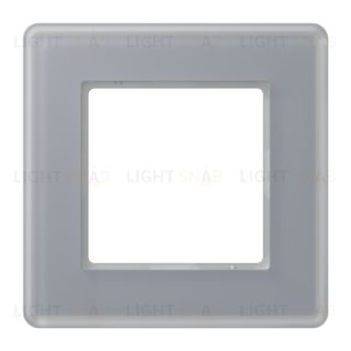 Рамка одинарная сатиновая JUNG A VIVA, серое стекло AV581GLMKG AV581GLMKG