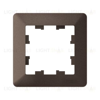 Рамка одинарная Schneider Electric Atlasdesign AIR, мокко-дымчатый черный ATN220601 ATN220601