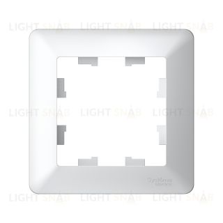 Рамка одинарная Schneider Electric Atlasdesign AIR, белый-дымчатый белый ATN220101 ATN220101