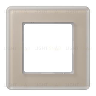 Рамка одинарная сатиновая JUNG A VIVA, шампань стекло AV581GLMCH AV581GLMCH