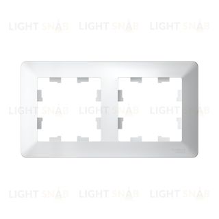 Рамка двойная Schneider Electric Atlasdesign AIR, белый-дымчатый белый ATN220102 ATN220102