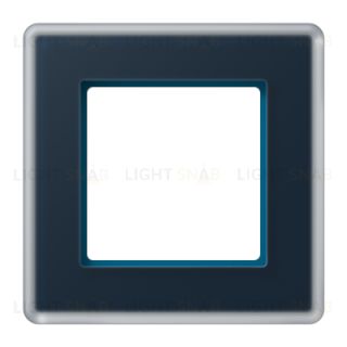 Рамка одинарная сатиновая JUNG A VIVA, глубокий синий стекло AV581GLMNB AV581GLMNB