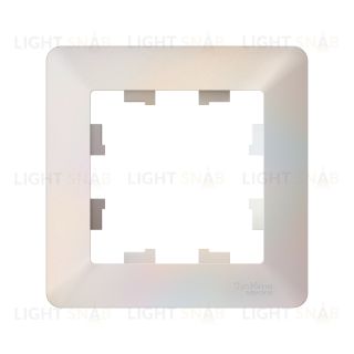 Рамка одинарная Schneider Electric Atlasdesign AIR, жемчуг-дымчатый белый ATN220401 ATN220401