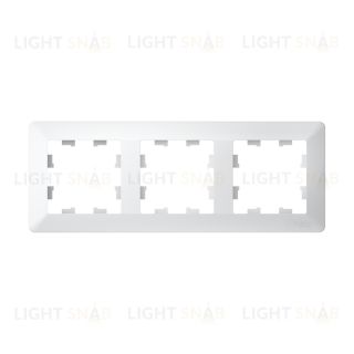 Рамка тройная Schneider Electric Atlasdesign AIR, лотос-дымчатый белый ATN221303 ATN221303