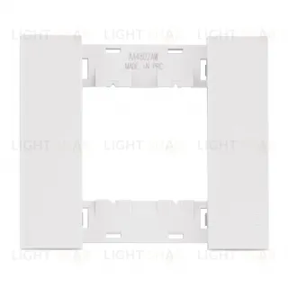 Рамка одинарная с суппортом (2 мод) Meiton белый матовый AA4802AW+A4702 AA4802AW + A4702