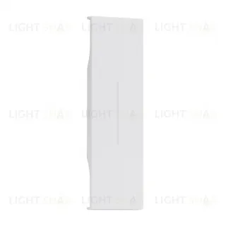 Выключатель кнопочный 1 модуль с синей подсветкой Meiton 1P (NO) 10А/250В автоматичесие клеммы, белый матовый A4005AL+AW01 A4005AL + AW01