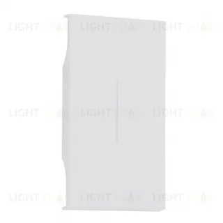 Переключатель (с 2-х мест) одноклавишный 2 модуля Meiton 10А/250В винтовые клеммы, белый матовый A4003+AW01M2 A4003 + AW01M2