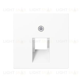 Jung AS 500 Белая накладка 1-ой наклонной ТЛФ/комп розетки A569-1PLUAWW A569-1PLUAWW