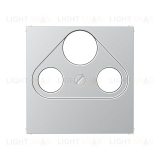 Jung A 500 Алюминий накладка TV-SAT-FM розетки A561PLSATAL A561PLSATAL