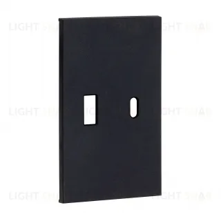 Розетка USB двойная для зарядки тип А+С 3000мА 2 модуля Meiton черный матовый A4287C2+AG12C A4287C2 + AG12C