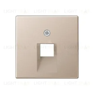 Jung A 500 Шампань накладка 1-ой наклонной ТЛФ/комп розетки A569-1PLUACH A569-1PLUACH