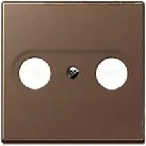 Jung A 500 Мокка накладка TV-FM розетки A561PLTVMO A561PLTVMO