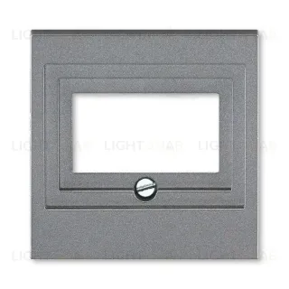 Накладка для розеток USB/HDMI/VGA ABB Levit сталь 2CHH290040A4069 2CHH290040A4069