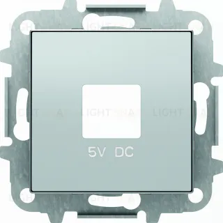 ABB SKY Серебристый алюминий Накладка для механизмов зарядного устройства USB 2CLA858500A1301 2CLA858500A1301