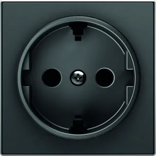 Накладка для розетки SCHUKO ABB SKY Чёрный бархат 2CLA858800A1501 2CLA858800A1501
