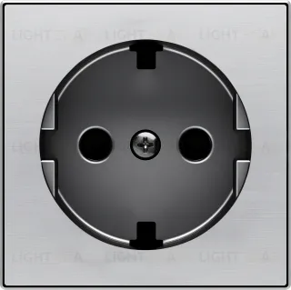 Накладка для розетки SCHUKO ABB SKY Нержавеющая сталь 2CLA858800A1401 2CLA858800A1401