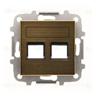 Накладка на розетку информационную ABB SKY, античная латунь 2CLA851820A1201 2CLA851820A1201