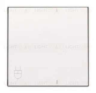 Накладка для розетки Schuko с крышкой ABB SKY белый 2CLA858810A1101 2CLA858810A1101