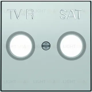 ABB SKY Серебристый алюминий Накладка для TV-R-SAT розетки 2CLA855010A1301 2CLA855010A1301