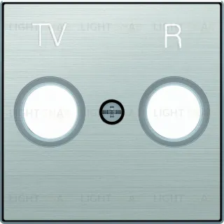 ABB SKY Нержавеющая сталь Накладка для TV-R розетки 2CLA855000A1401 2CLA855000A1401